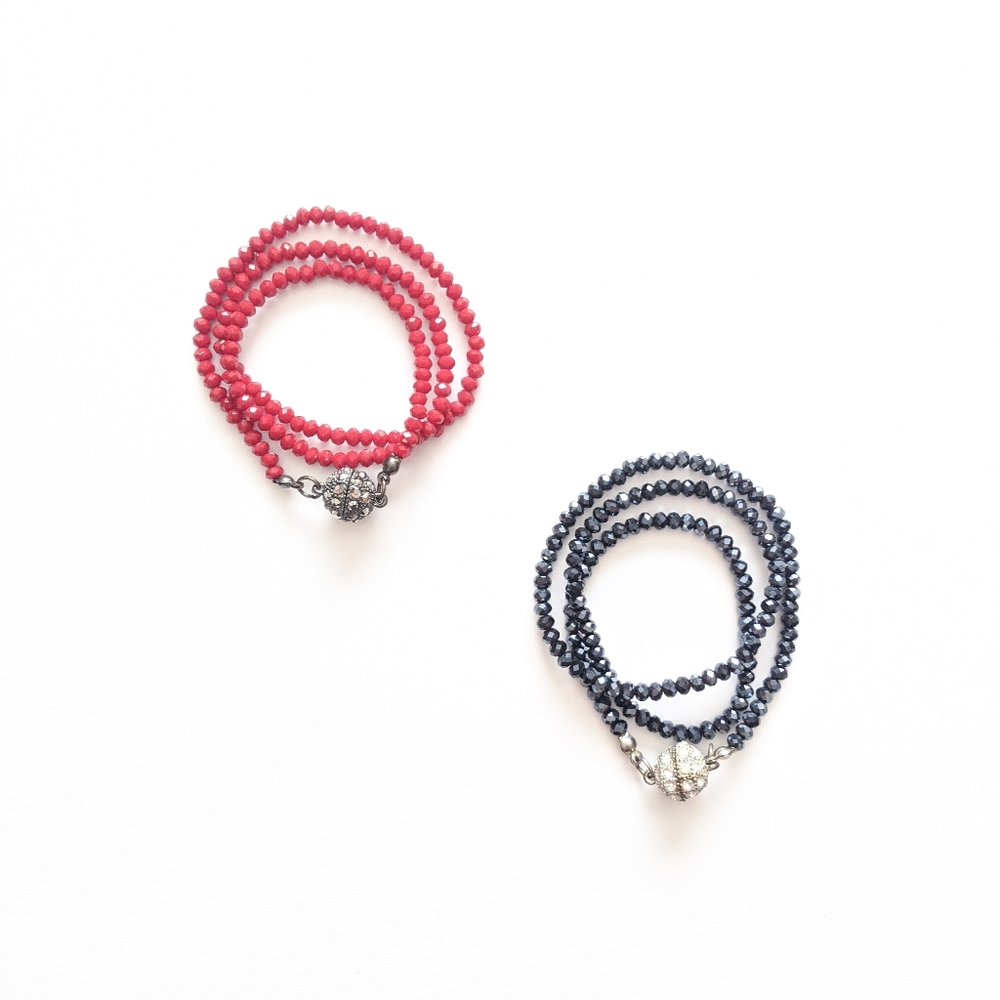 Magnetic Convertible Necklace / Bracelet Set